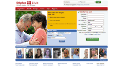 Desktop Screenshot of 50plus-club.ie