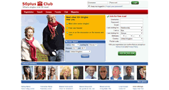 Desktop Screenshot of 50plus-club.co.uk