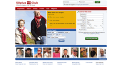 Desktop Screenshot of 50plus-club.com